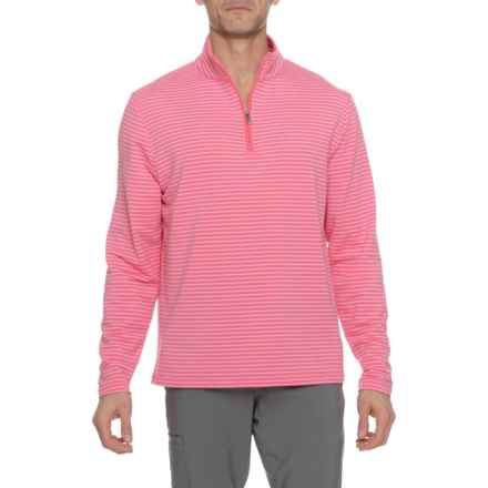 FOOTJOY drirelease® French Terry Shirt - Long Sleeve, Zip Neck in Water
