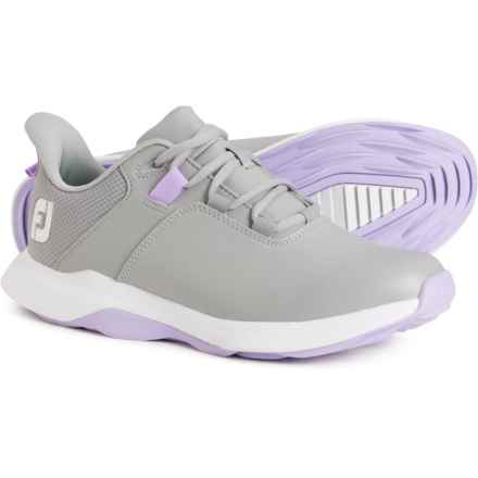 FOOTJOY ProLite Golf Shoes - Waterproof (For Women) in Grey / Lilac