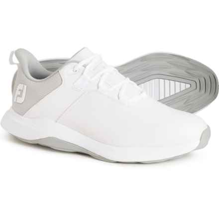 FOOTJOY ProLite Golf Shoes - Waterproof, Wide Width (For Men) in White/Gray