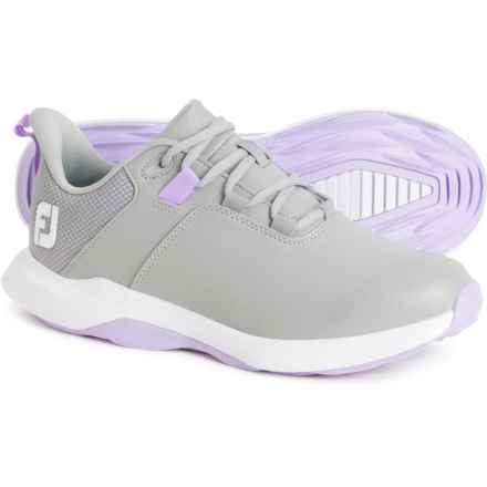 FOOTJOY ProLite Golf Shoes - Waterproof, Wide Width (For Women) in Grey / Lilac