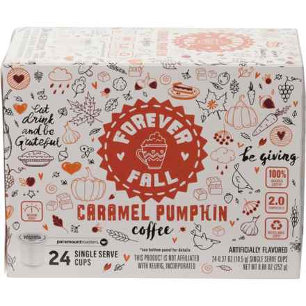 Forever Fall Caramel Pumpkin Single-Cup Coffee Pods - 24-Count in Multi