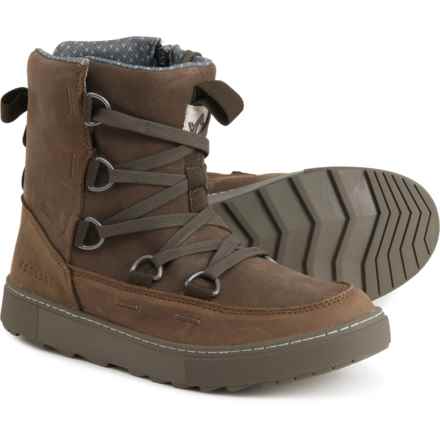 Forsake Lucie Snow Boots - Waterproof, Leather (For Women) in Army Green