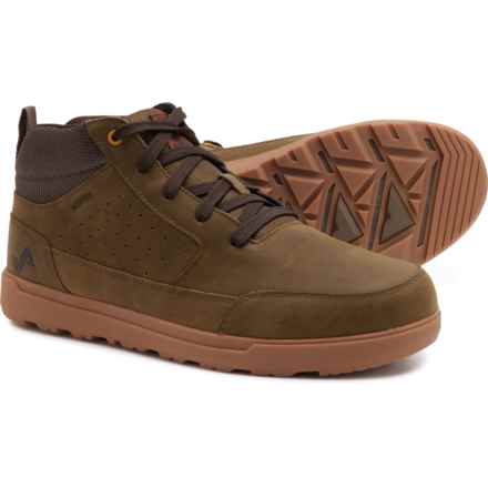 Forsake Mason Mid Sneaker Boots - Waterproof, Leather (For Men) in Olive