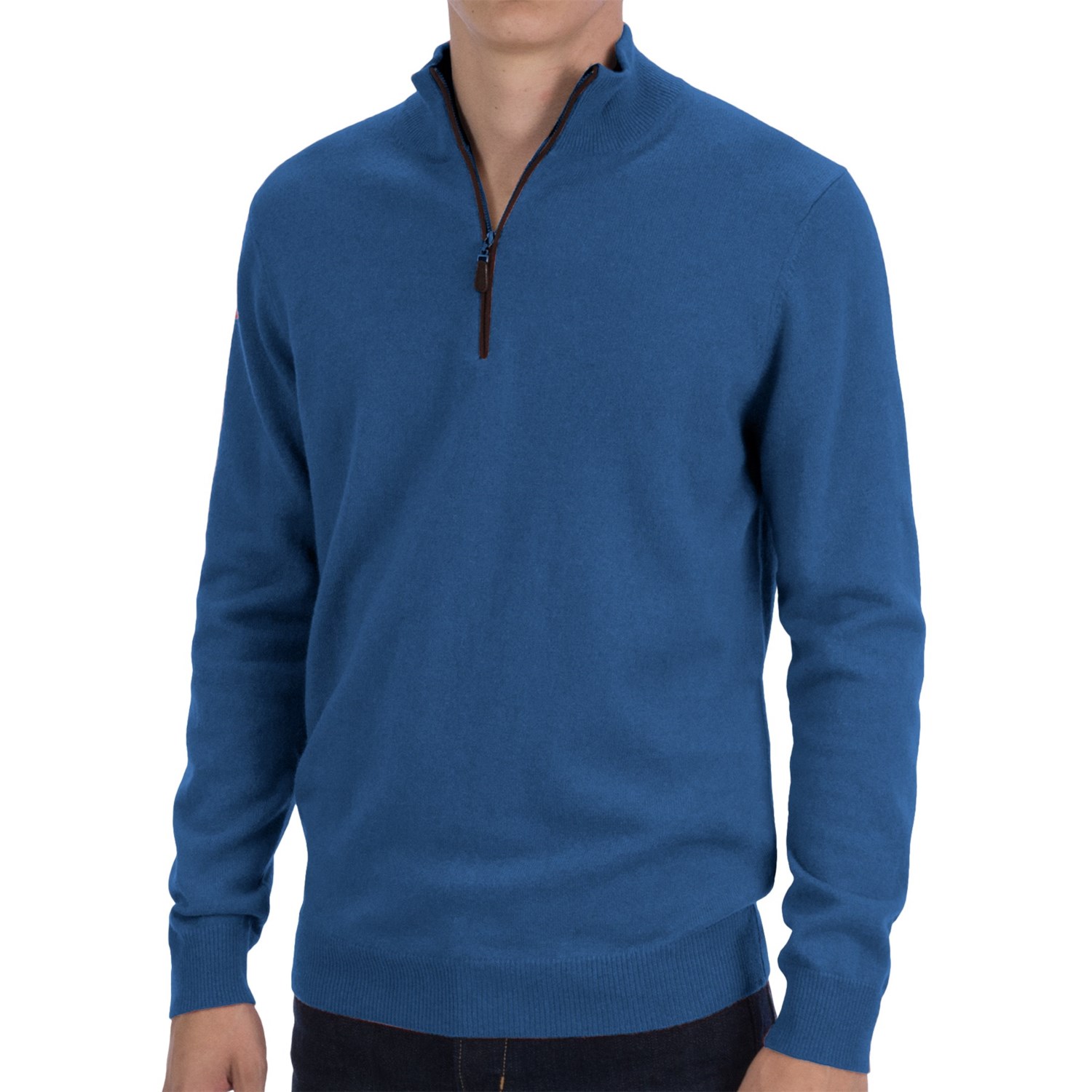 Forte Cashmere Fitted Sweater (For Men) - Save 55%