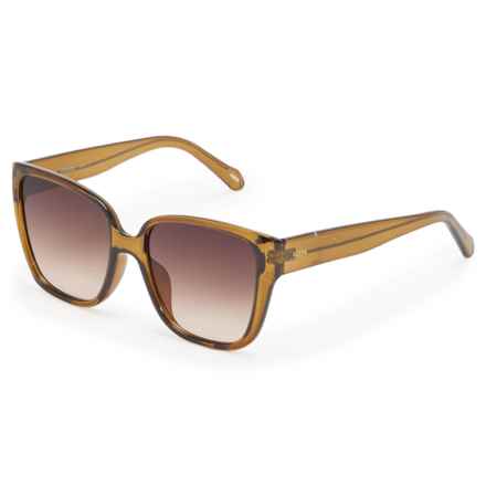 Fossil Square Sunglasses in Olive Crystal