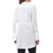364FD_2 Foxcroft Cally Solid Stretch Non-Iron Tunic Shirt - Long Sleeve (For Women)