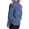 7028W_2 Foxcroft Denim Dot Shirt - TENCEL®, Long Sleeve (For Women)