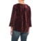 330WG_2 Foxcroft Korin Broomstick Velvet Shirt - Long Sleeve (For Women)