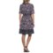 330WF_2 Foxcroft Nellie Paisley Dress - Elbow Sleeve (For Women)