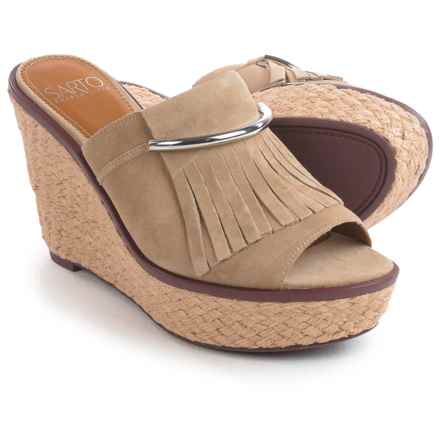 franco sarto wedges tan