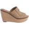 180YX_3 Franco Sarto Candace Sandals - Nubuck, Wedge Heel (For Women)
