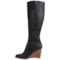 180YR_3 Franco Sarto Lara Tall Wedge Boots - Suede (For Women)