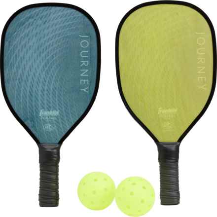 Franklin Sports Journey Two-Player Pickleball Set in Lime/Blue