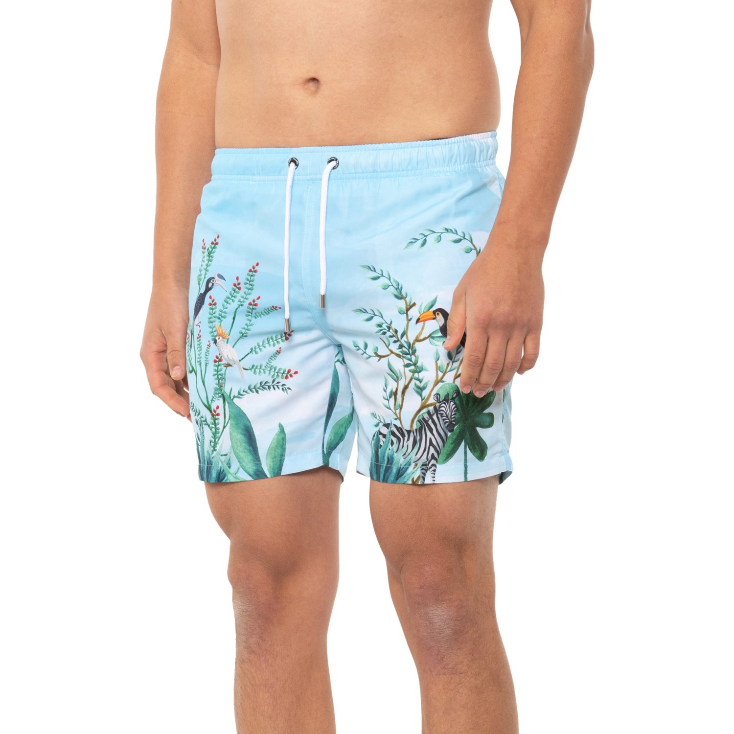 Franks Daintree Sky Print Swim Trunks (For Men) Save 39