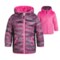 340DG_3 Free Country Color-Blocked Printed Puffer Reversible Jacket - Insulated (Little Girls)
