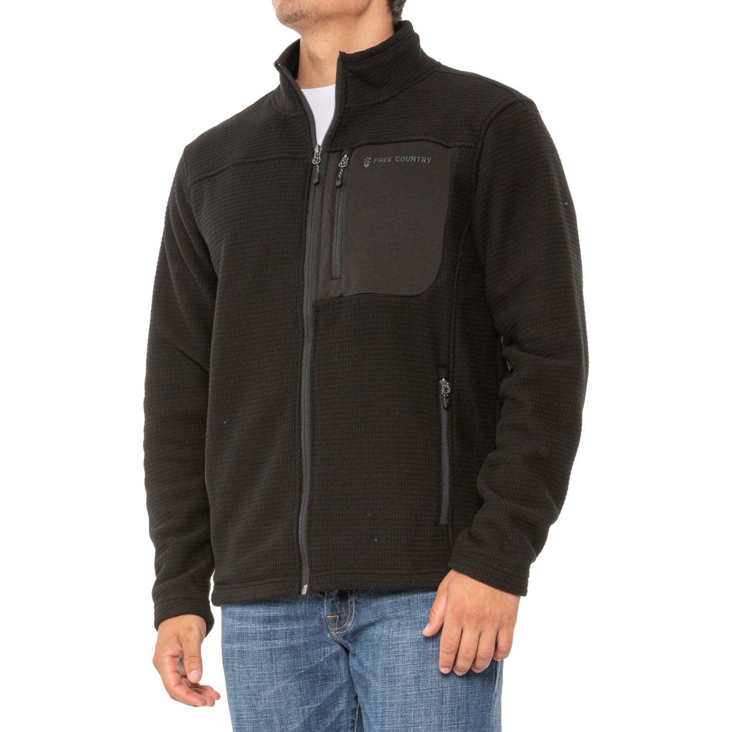 Free Country Grid Fleece Jacket (For Men) - Save 72%