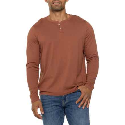 Free Fly Heritage Henley Shirt - UPF 50+, Long Sleeve in Clay