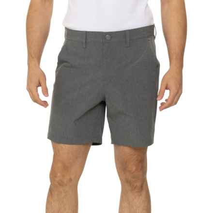 Free Fly Hybrid II Shorts - 7” in Heather Graphite