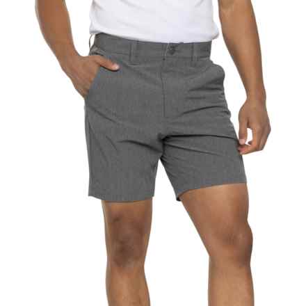 Free Fly Hybrid II Shorts in Heather Graphite