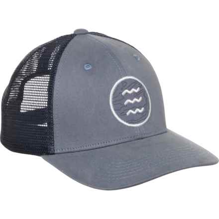 Free Fly Topo Icon Snap-Back Baseball Cap (For Men) in Washed Navy