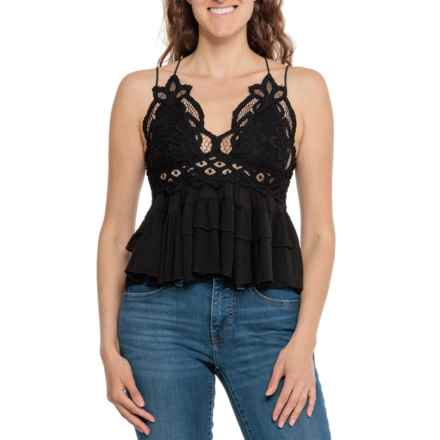 Free People Adella Camisole in Black