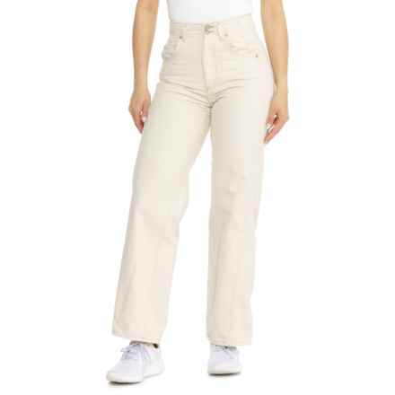 Free People Aster Straight-Leg Jeans - High Rise in Cream