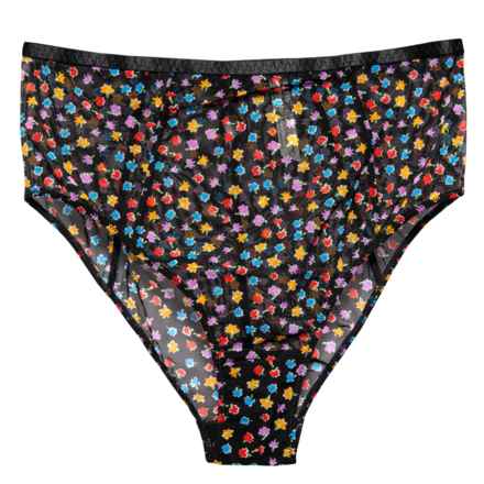 Black animal sheer mesh cross back bralette 98 blue