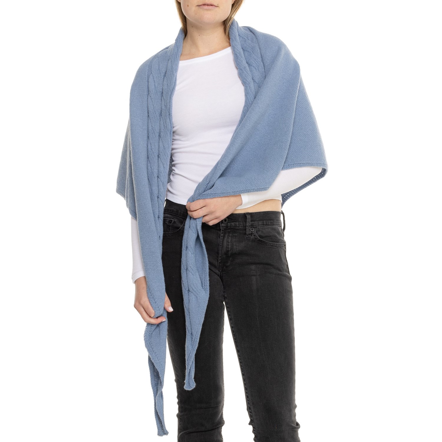 Free People Coastline Cable Knit Scarf - Save 68%
