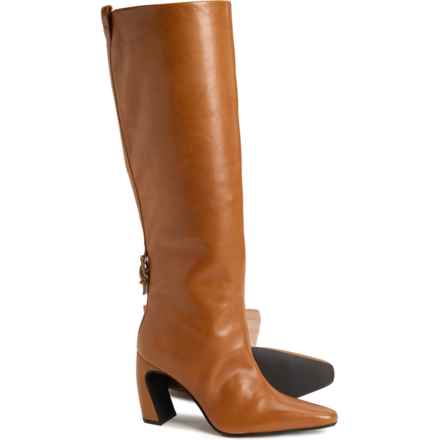 Free People Date Night Tall Boots - Leather (For Women) in Tan
