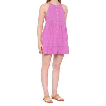 Free People Desert Days Mini Dress - Sleeveless (For Women) in Dramatic Orchid
