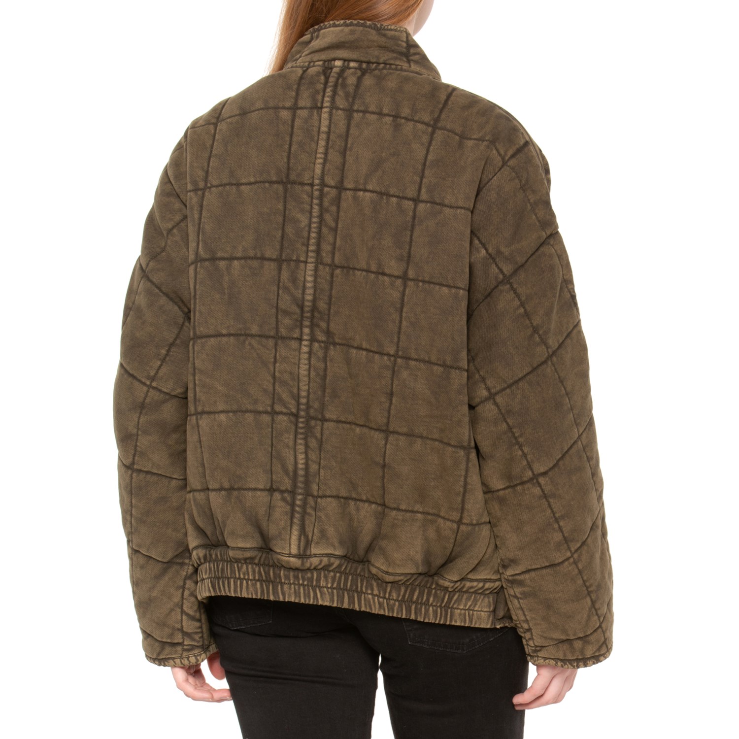 Free People Dolman Quilted Knit Jacket (For Women) Save 80