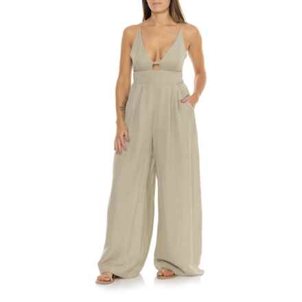 Free People Emma One-Piece Jumpsuit - Sleeveless in Silver/Argnt