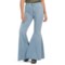 Free People Float On Flare Jeans - High Rise, Flare Leg in Bermondsey Blue