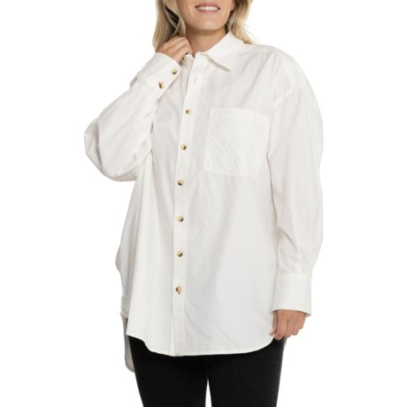 Free People Freddie Shirt - Long Sleeve in White