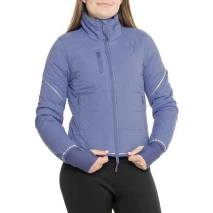 Free People Gathering Storm Run Puffer Jacket - Insulated in Blueberry