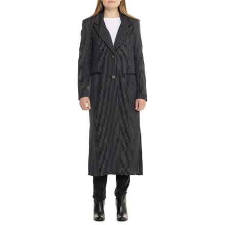 Free People Hailey Duster Jacket in Black