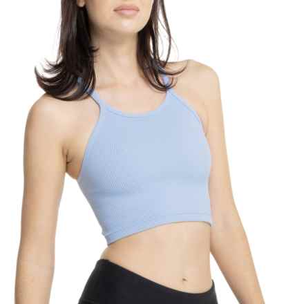 Free People Happiness Runs Cropped Tank Top in Spring Showers