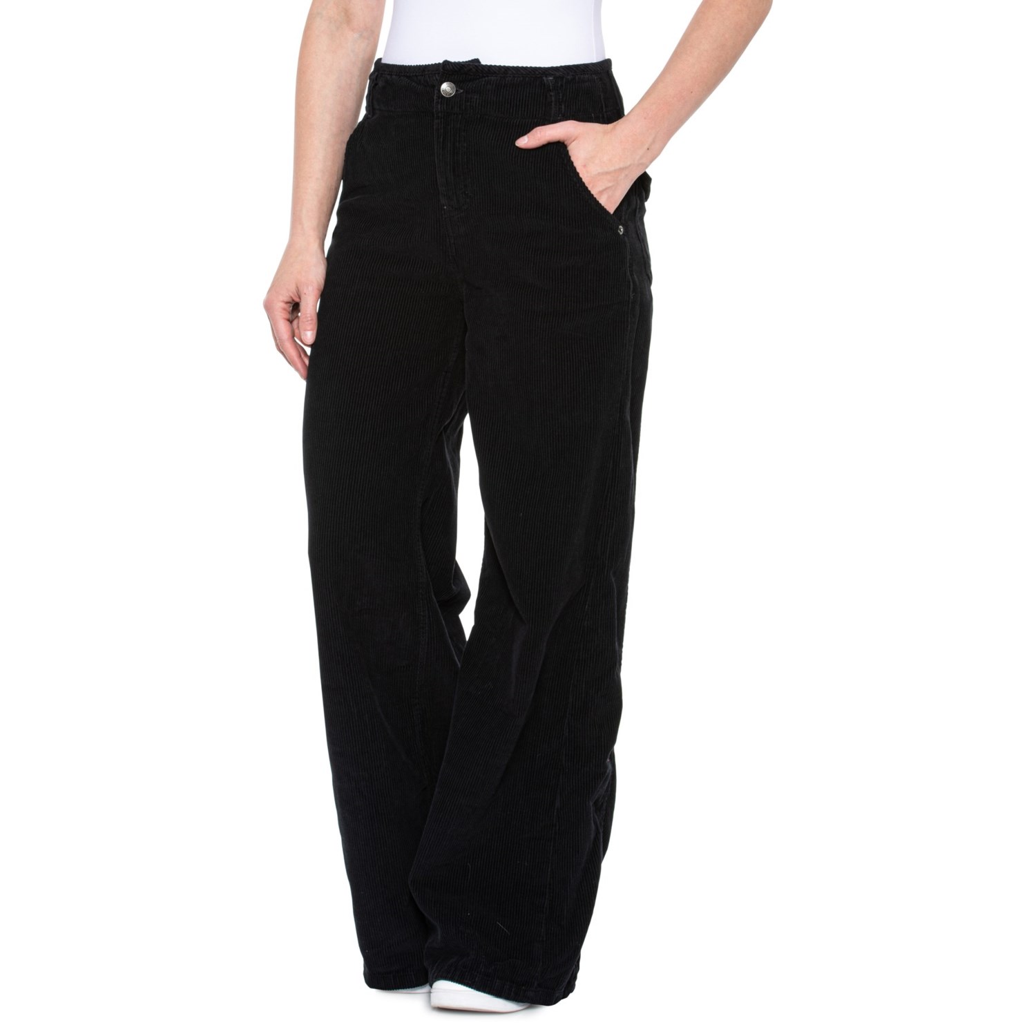 Free People Harlow Wide-Leg Corduroy Pants - Save 72%