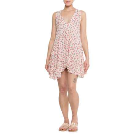 Free People Let It Happen Mini Dress - Sleeveless in Natural
