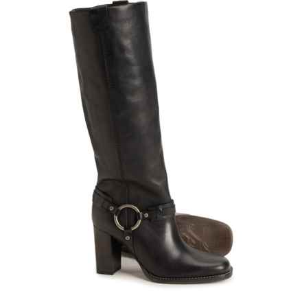 Free People Made in Portugal Heidi Harness Tall Boots - Leather (For Women) in Black