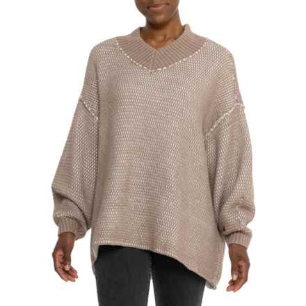 Free People Maisie Sweater in Stucco Combo