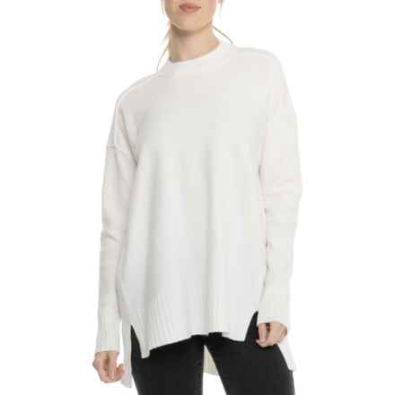 Free People Phoebe Sweater in White