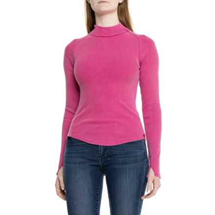 Free People Pixie T-Shirt - Long Sleeve in Pink