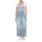Free People Rambler Denim Overalls in Sky