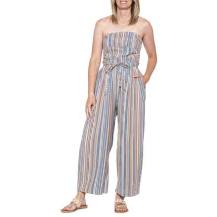 Free People Roaming Shores One-Piece Jumpsuit - Sleeveless in Blue