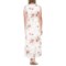 3GVNC_2 Free People Rosemary Printed Midi Dress - Short Sleeve