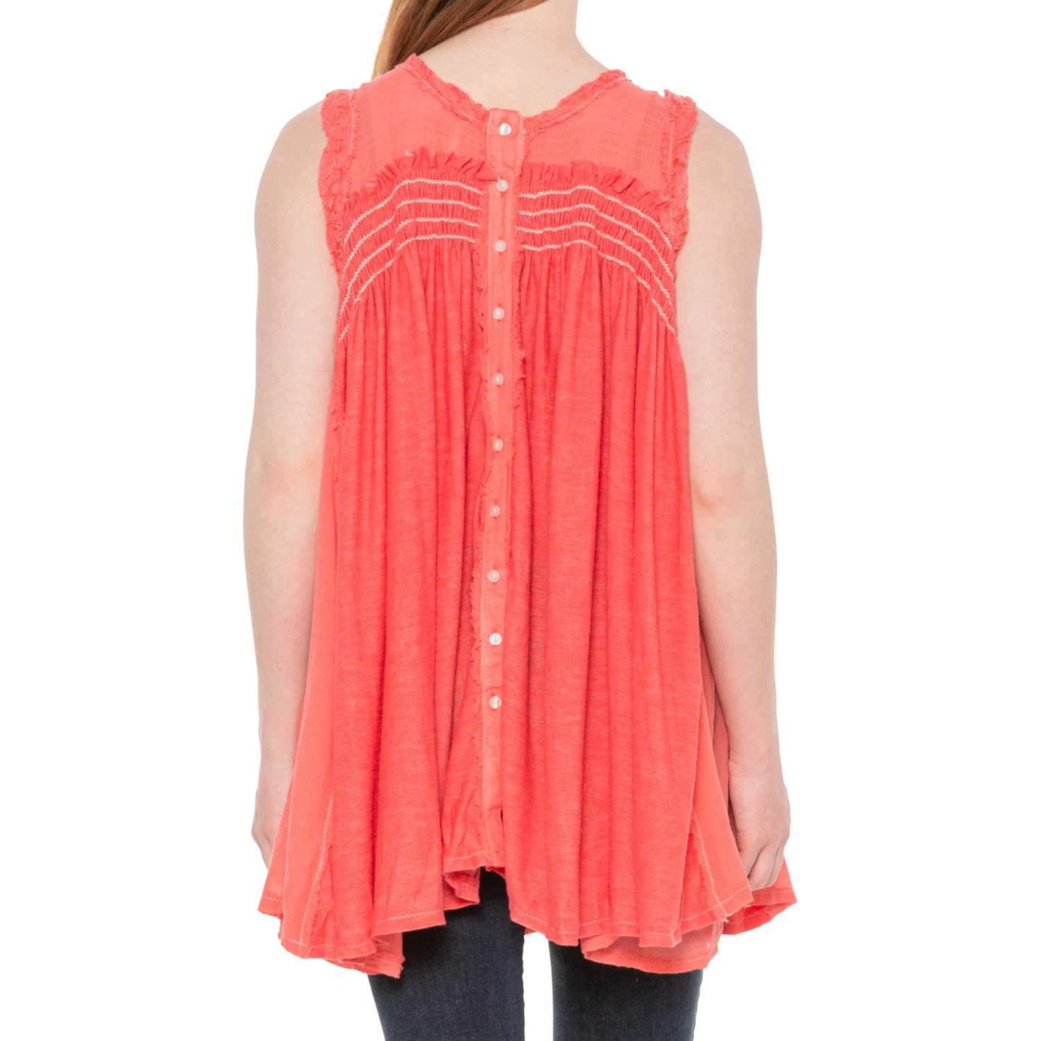 Free People Women's Sea Breeze Tunic Top Brown Size Small main image 1