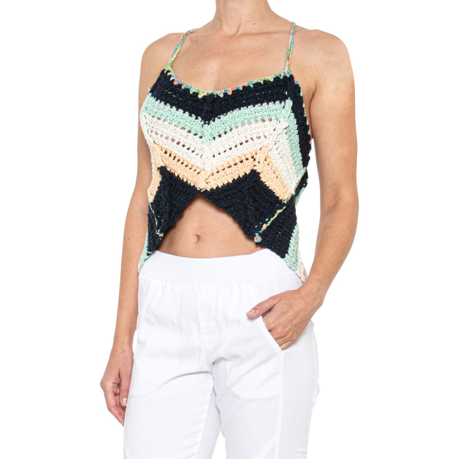 Free People Swim Up Crop Tank Top (For Women)