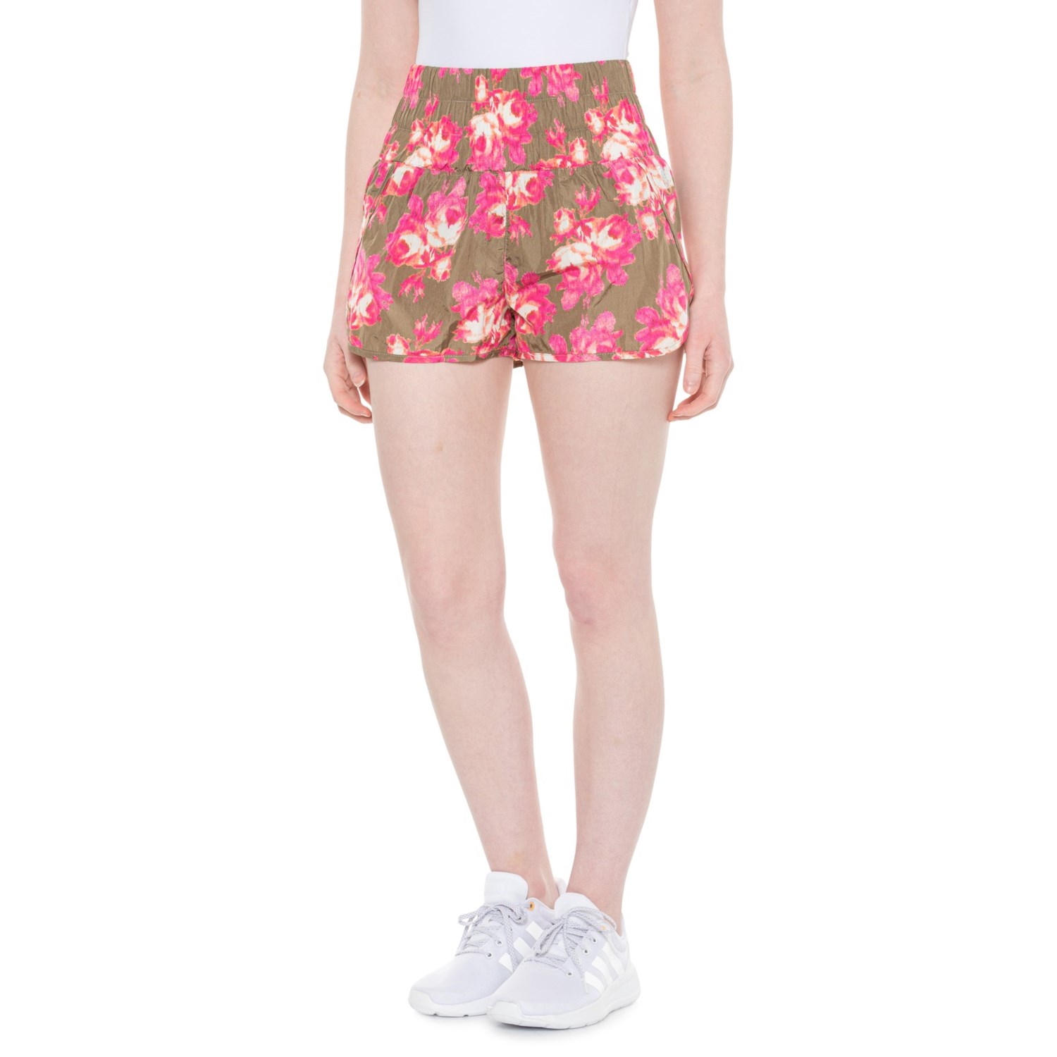 Free People The Way Home Printed Shorts - Built-In Brief