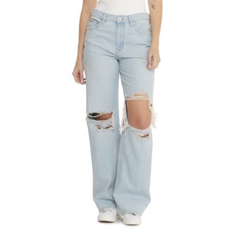 Free People Tinsley Baggy High-Rise Jeans in Ripper